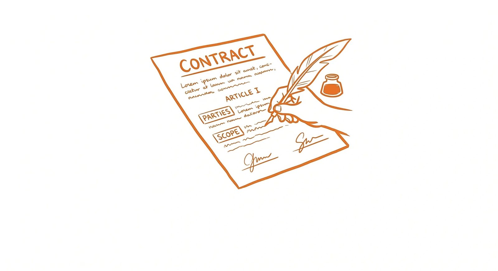 Final contract icon
