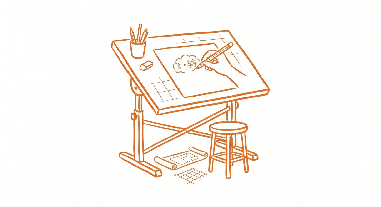 Planning and design icon