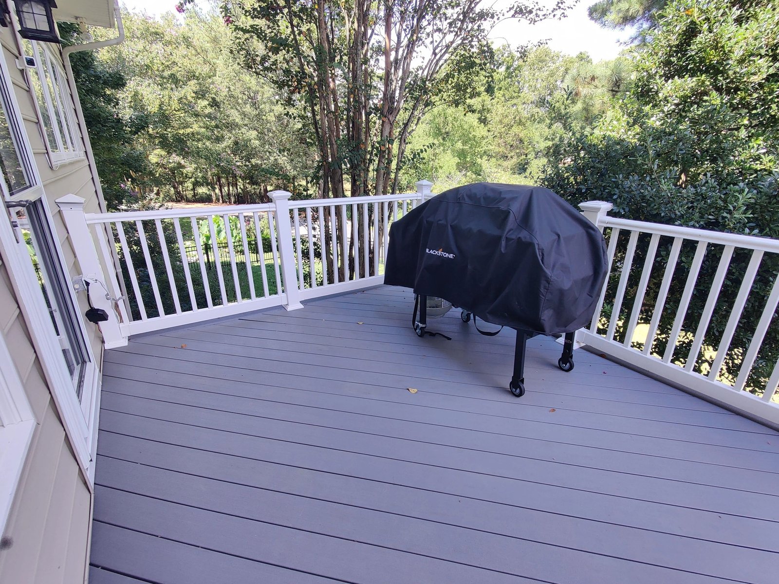 Hillside deck project at Gatling Pointe
