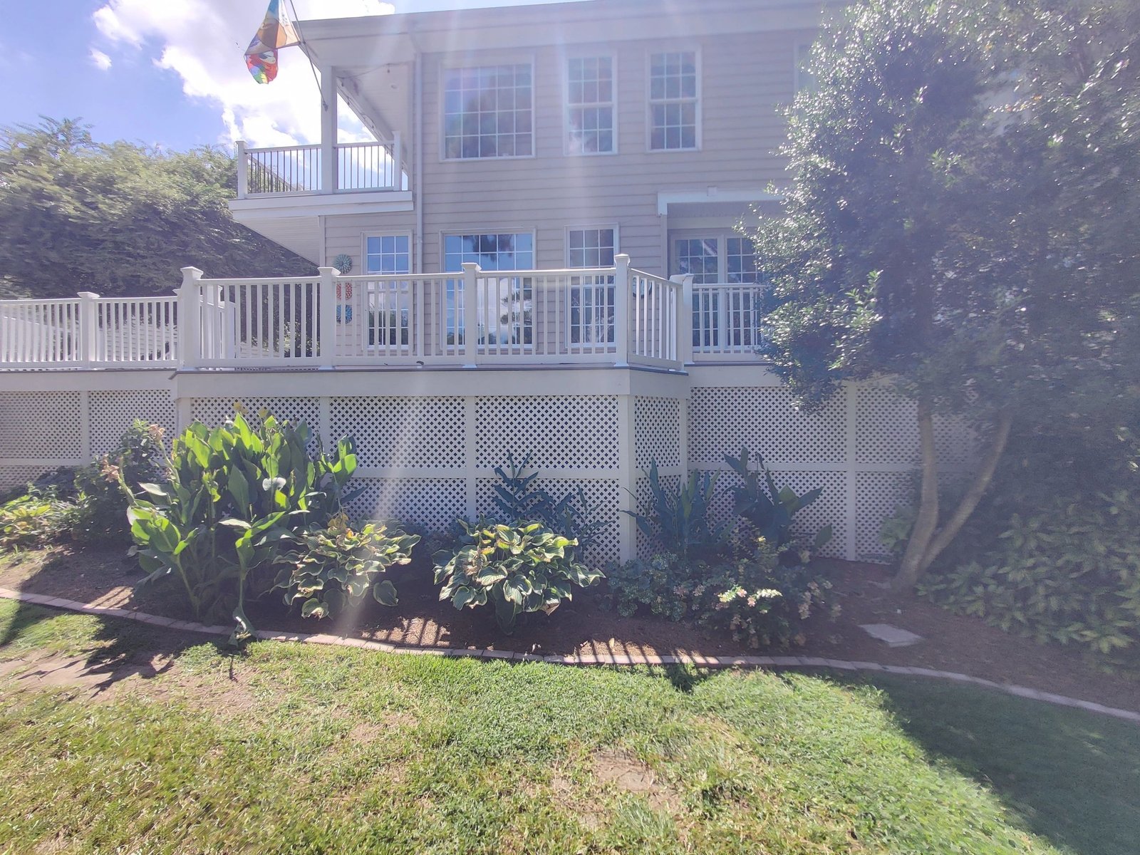 Hillside deck project at Gatling Pointe