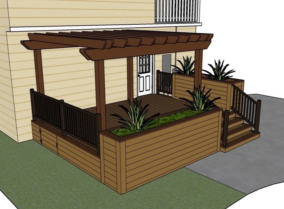 Standard deck project in Larchmont/Edgewater, Norfolk