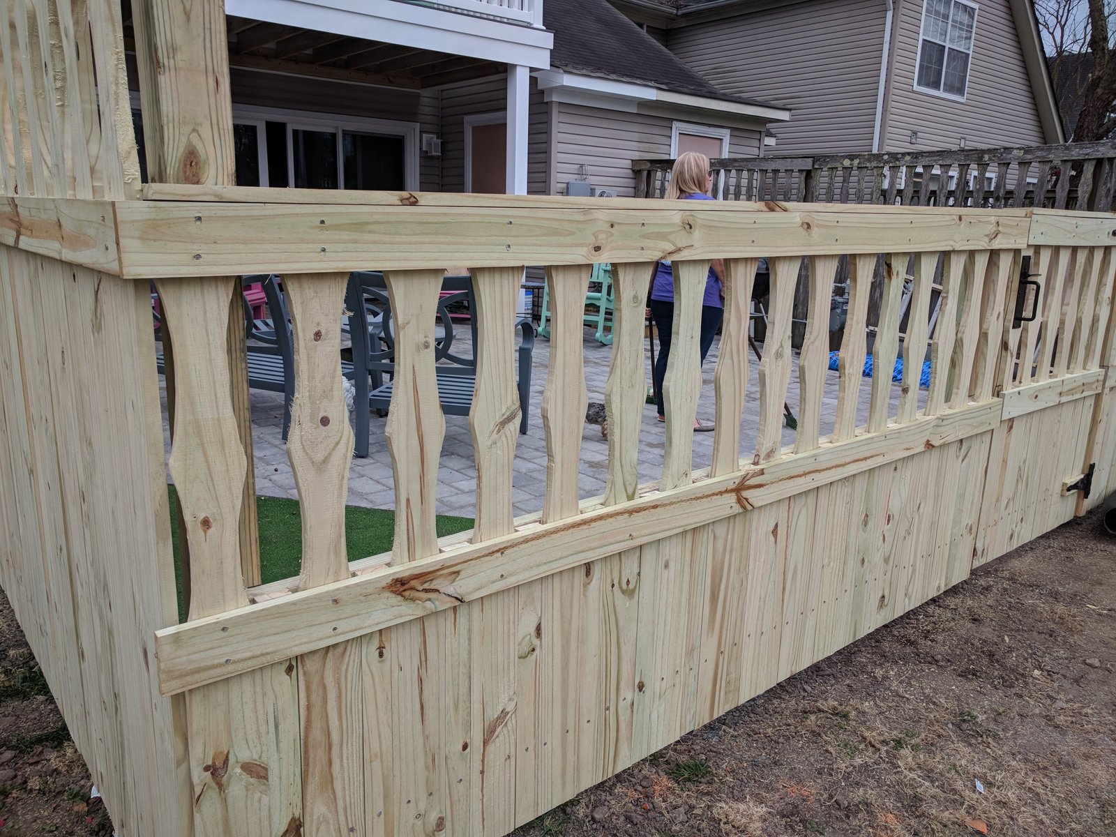 Custom fence project in Greenbrier, Chesapeake, VA