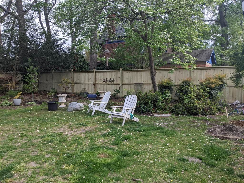 Custom fence project in Colonial Place, Norfolk, VA