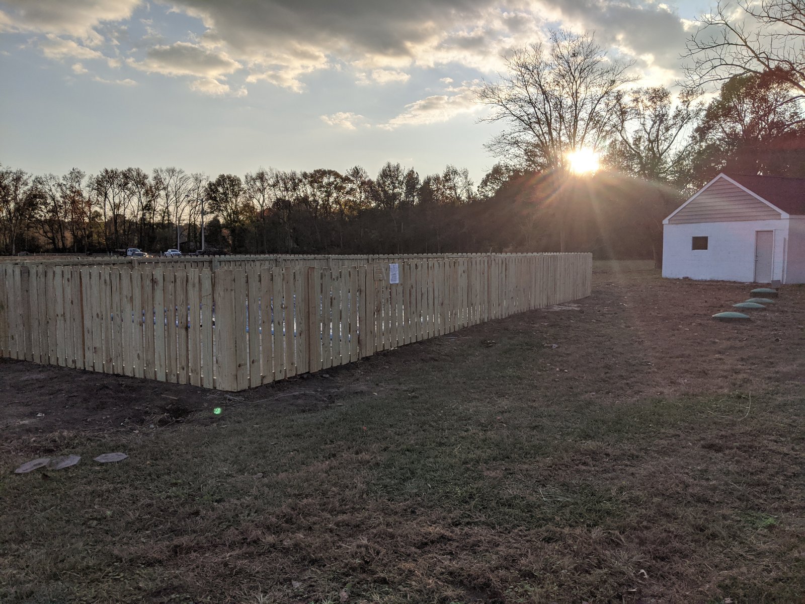 Pool fence project in Deep Creek, Chesapeake, VA